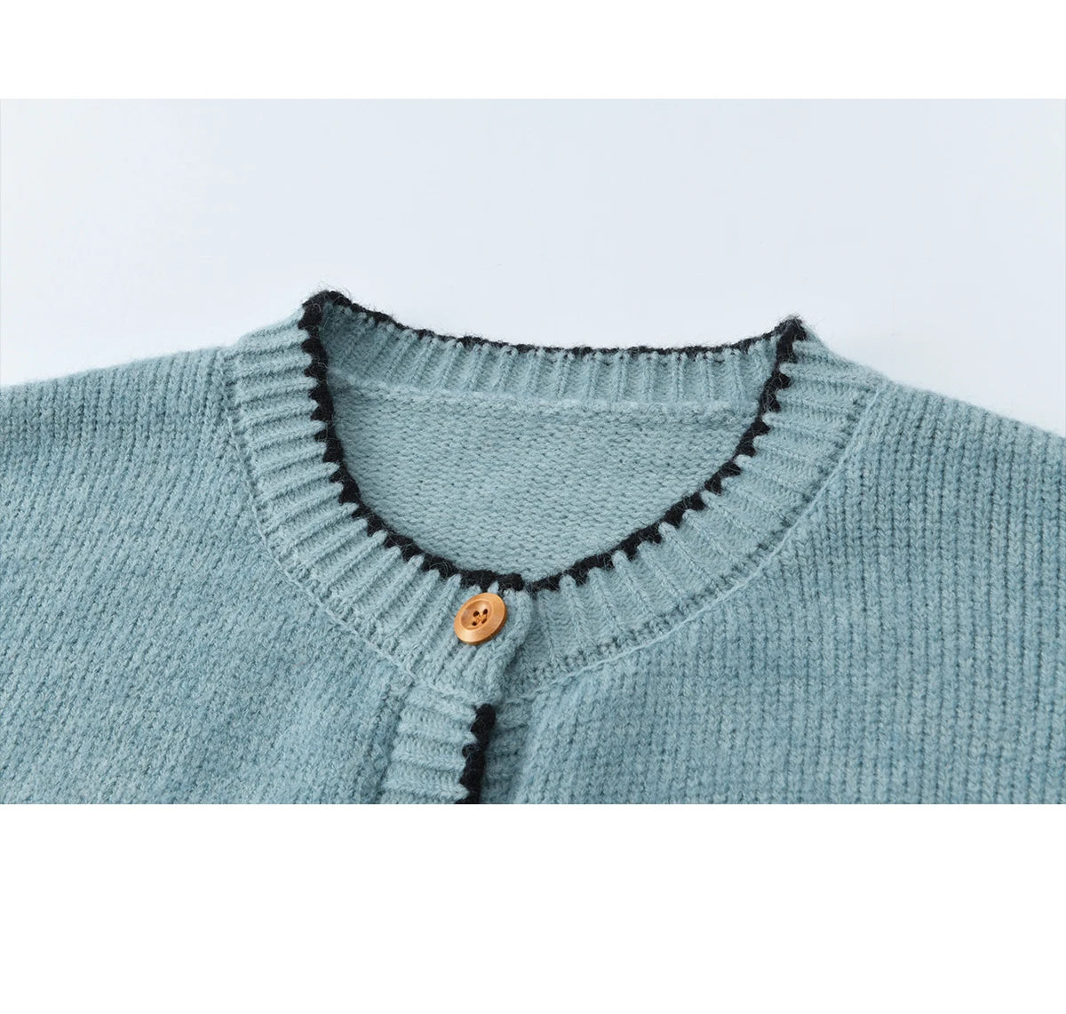 Mishow Yellow Color Collision Edge Pocket Cardigan MXE94Z2973