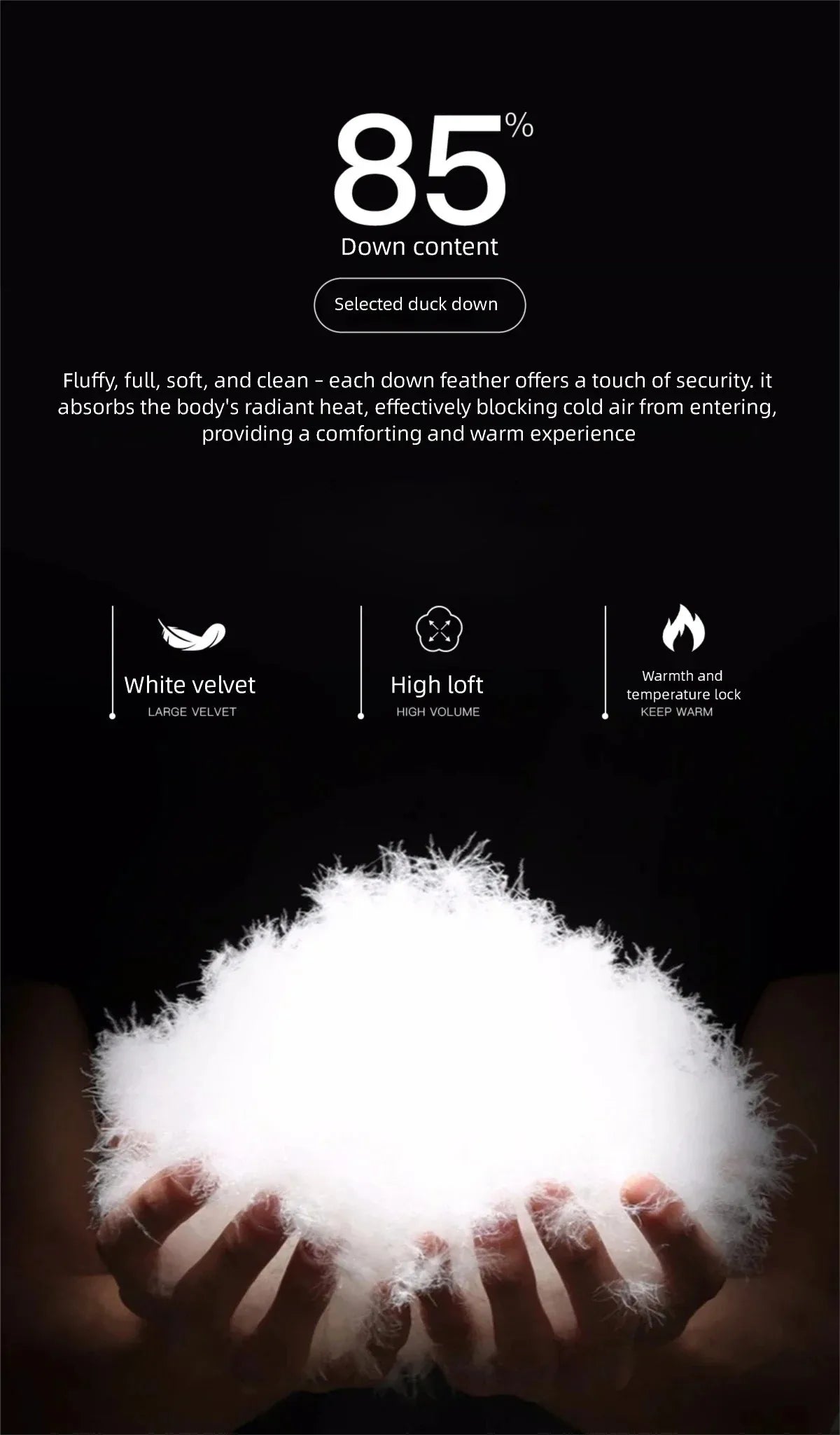 Mishow Knitted Lapel Collar Short Down Jacket MXE94Y0094