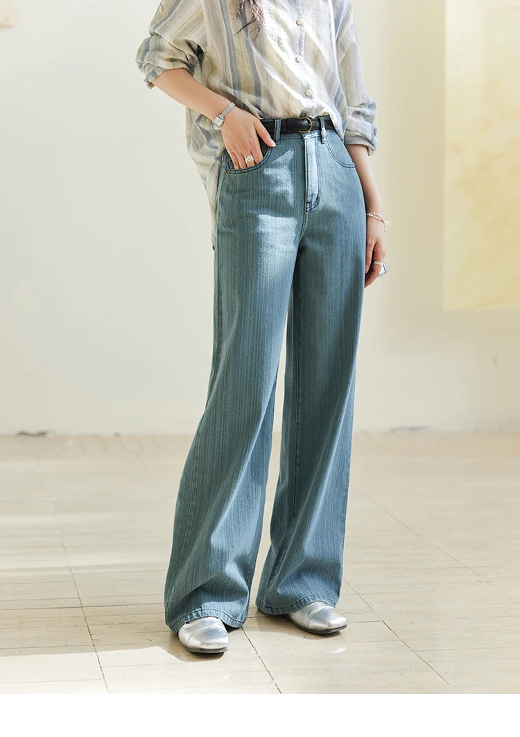 Mishow Embroidery Pockets Straight Leg Jeans MXE14K0870