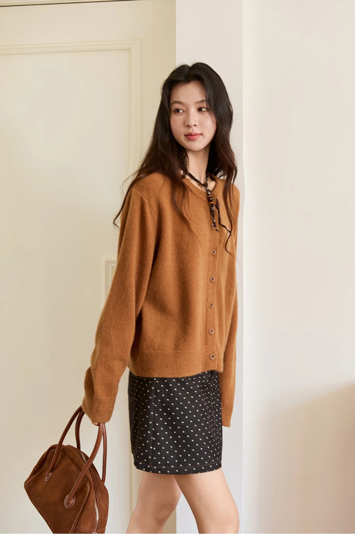 Mishow Retro Flower Embroidery Buckle Cardigan MXE46Z2588