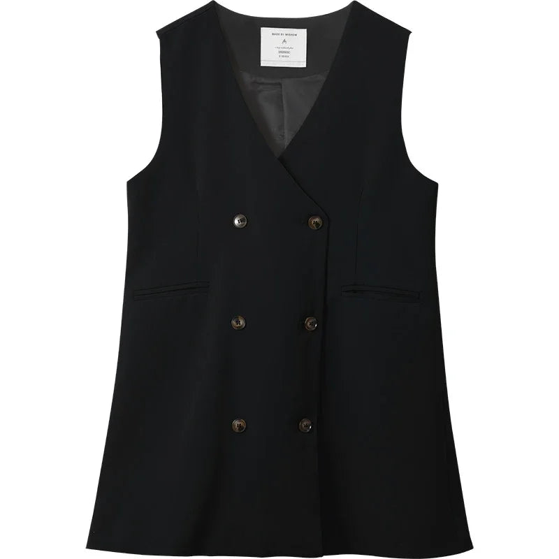 Mishow Korean Doll Collar Vest & Shirt Dress Set MXB12C0199