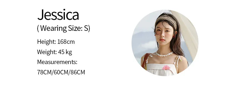 Mishow Korean Floral Shell Decoration Camisole Dress MXE32L2213