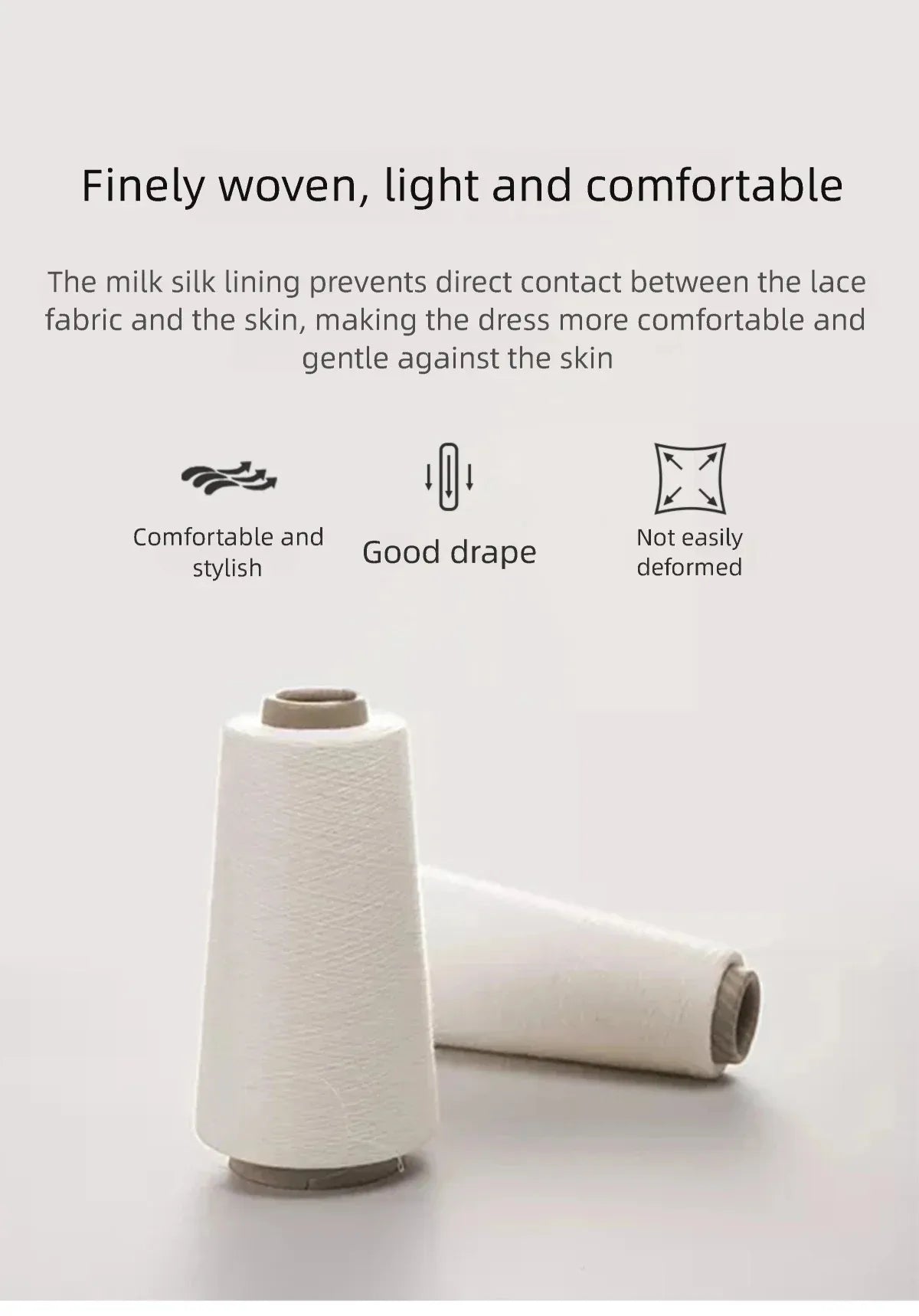 Mishow Beige Apricot Lace Tassel Midi Skirt MXF108B0768