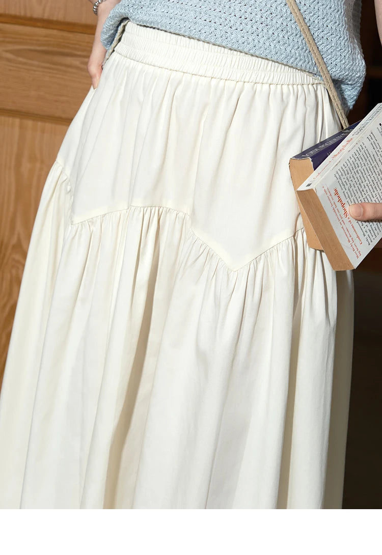 MISHOW High Waist A-Line Skirt Slim Elastic Waist MXE37B0749