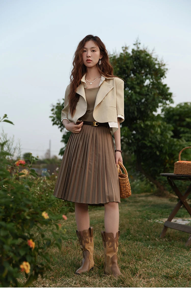 Mishow Fake Two Short Suit Jacket MXC33W0016