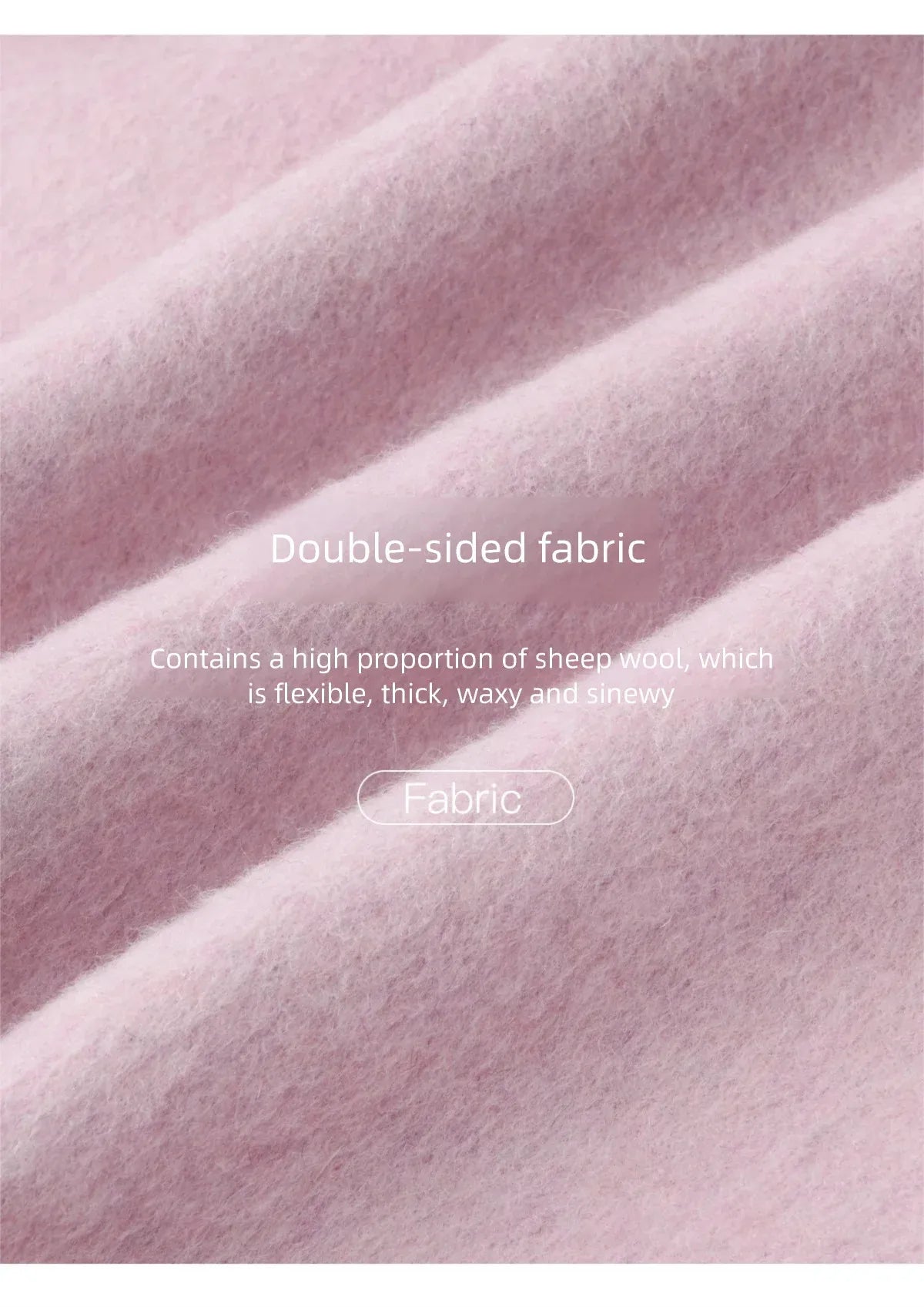 Mishow Pink Wool Hooded Bow Tie Strap Coat MXE91W1010
