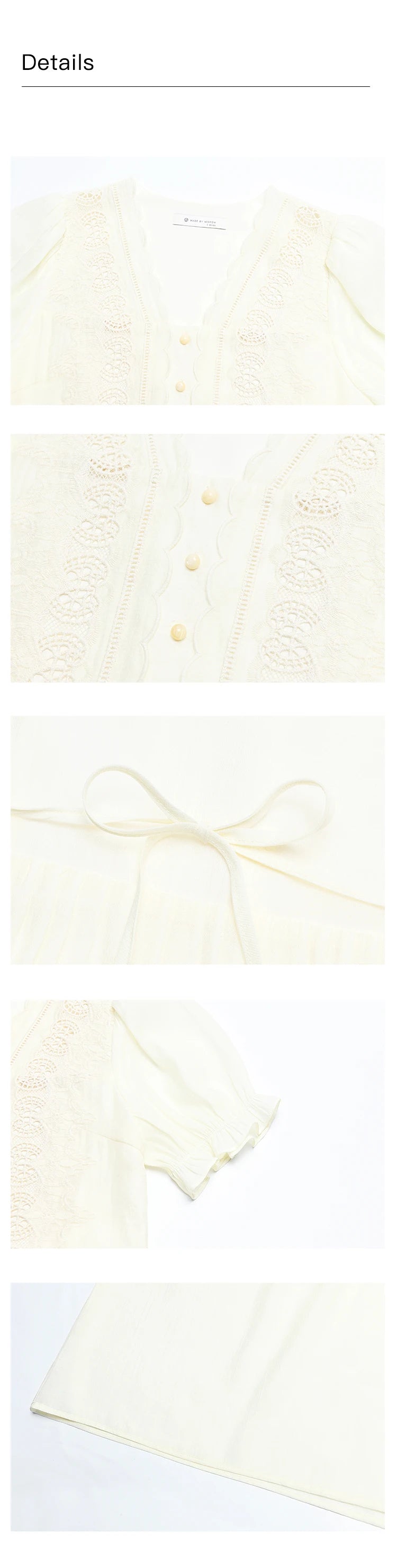 Mishow French Hollow Embroidery Fairycore Dress MXD31L1981