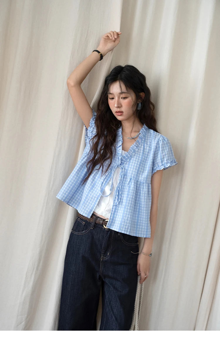 Mishow High Waist Wide Leg Straight Jeans MXE37K0995