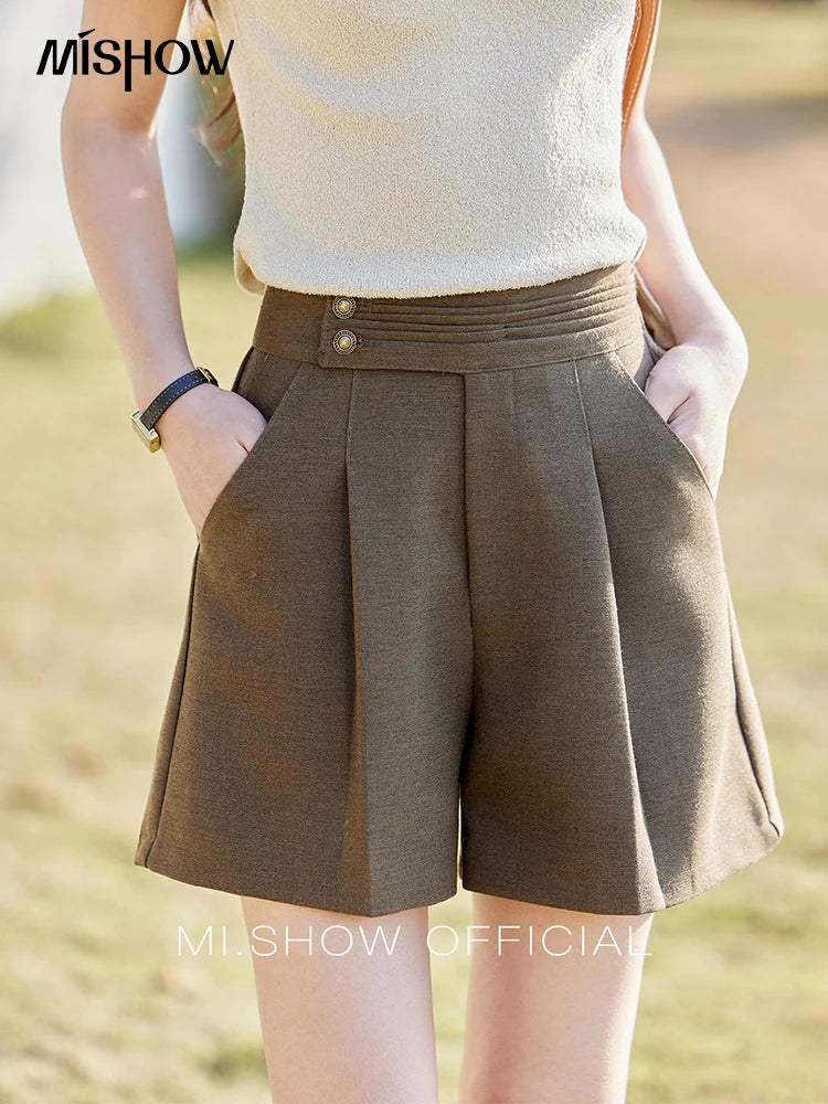 Mishow High Waist A-Line Slim Shorts MXD47K0772