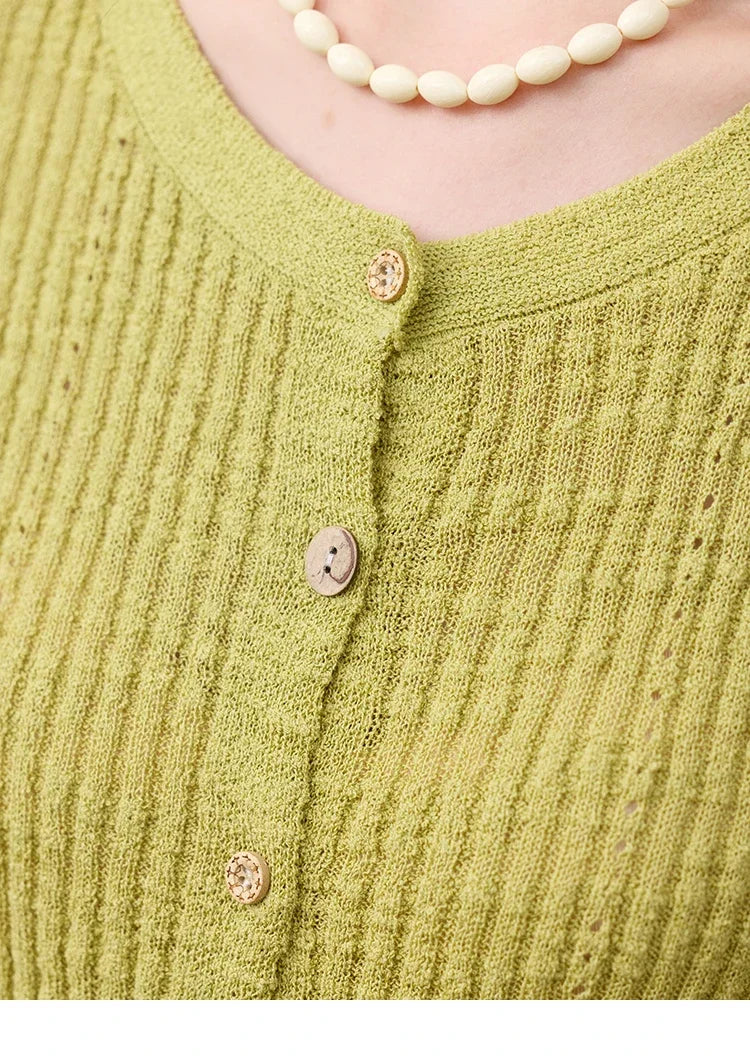 Mishow Solid Knit Round Neck Office Tee MXE31Z1229