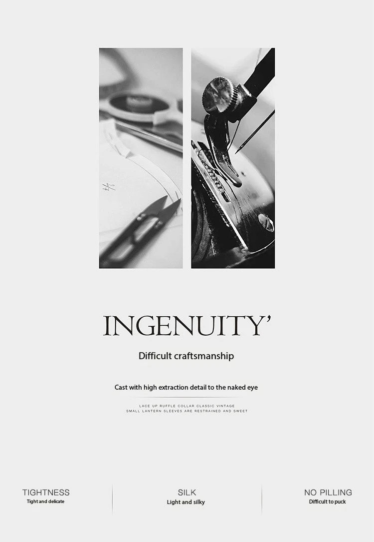 MISHOW Light Yellow Pleated Shirt Drawstring Hem Lantern Sleeve MXE45X2490