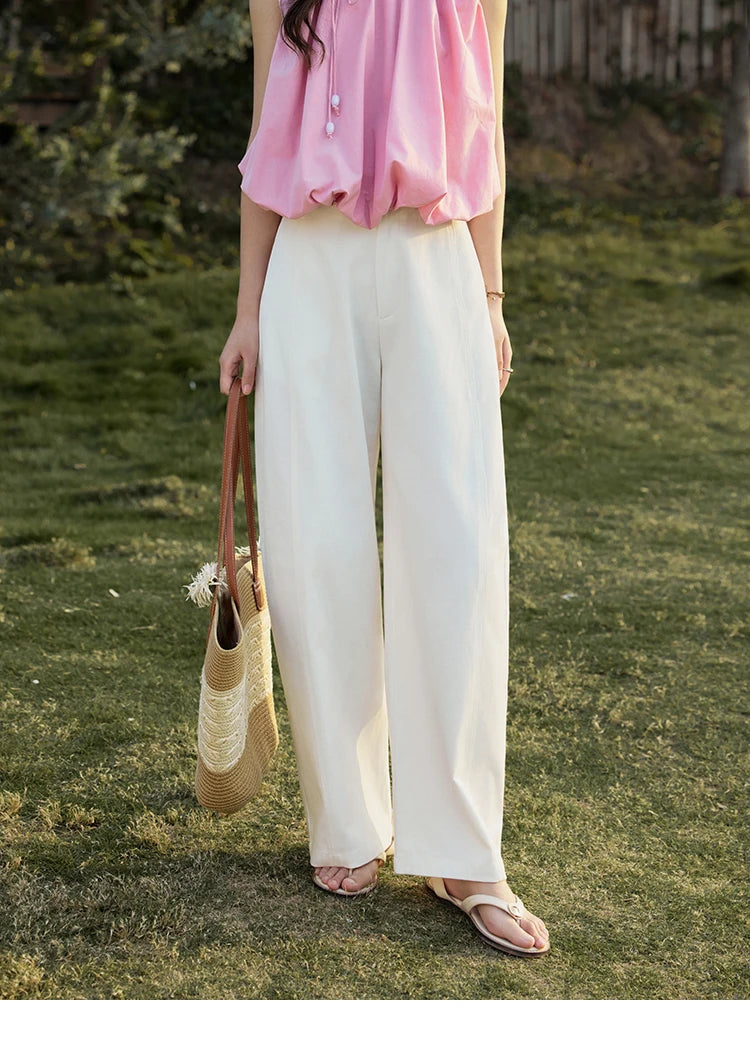 MISHOW High Waist Wide Leg Pants All-Match Loose Trousers MXE32K0913