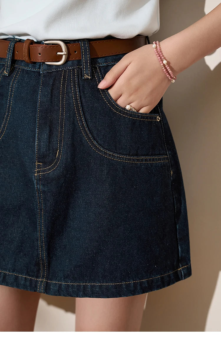 Mishow High Waisted Denim Skirt MXD23B0366