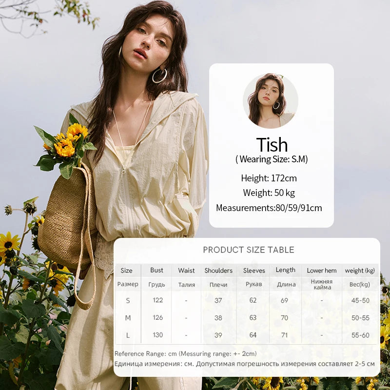 Mishow Hooded Lace Sunscreen Cardigan MXE33W0780