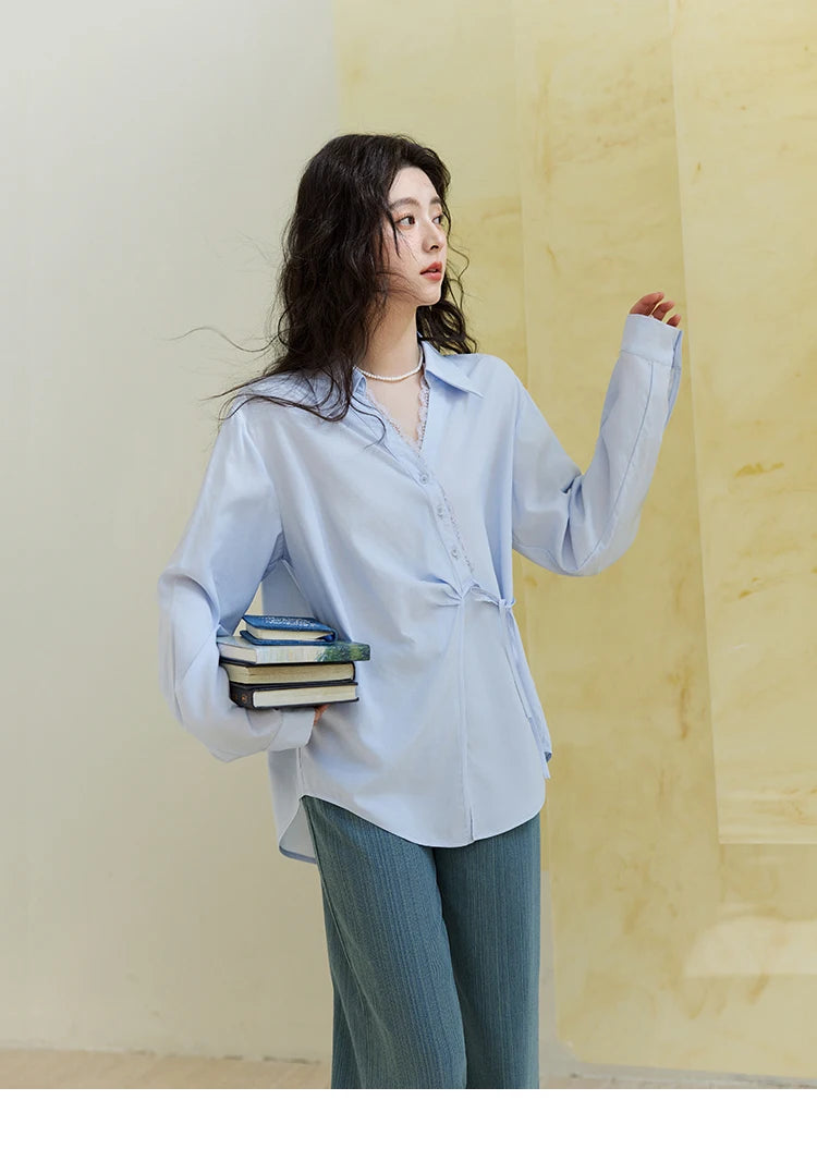Mishow Embroidery Pockets Straight Leg Jeans MXE14K0870