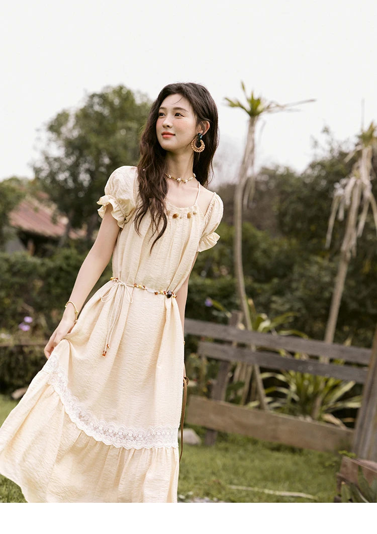 MISHOW French Halter Off-Shoulder Long Dress MXE31L2190