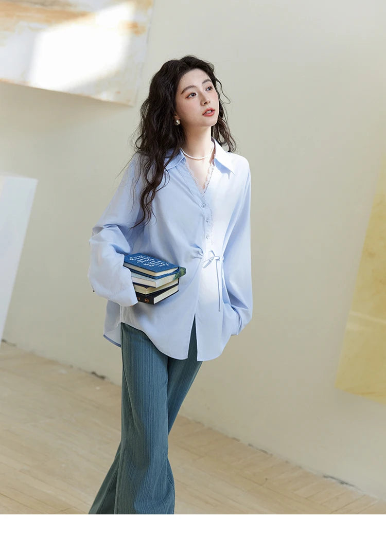 Mishow Embroidery Pockets Straight Leg Jeans MXE14K0870