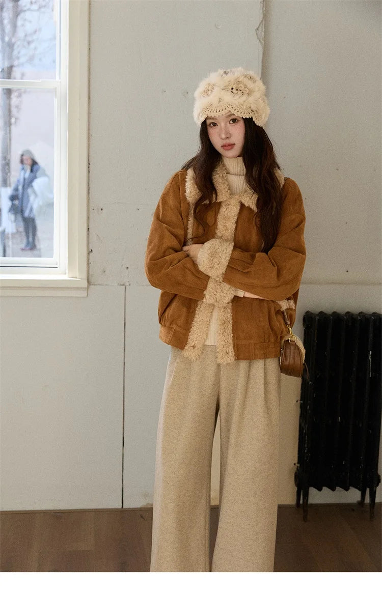 MISHOW Retro Wide Leg Pants Three-Dimensional Pleats Pocket MXE90K1129