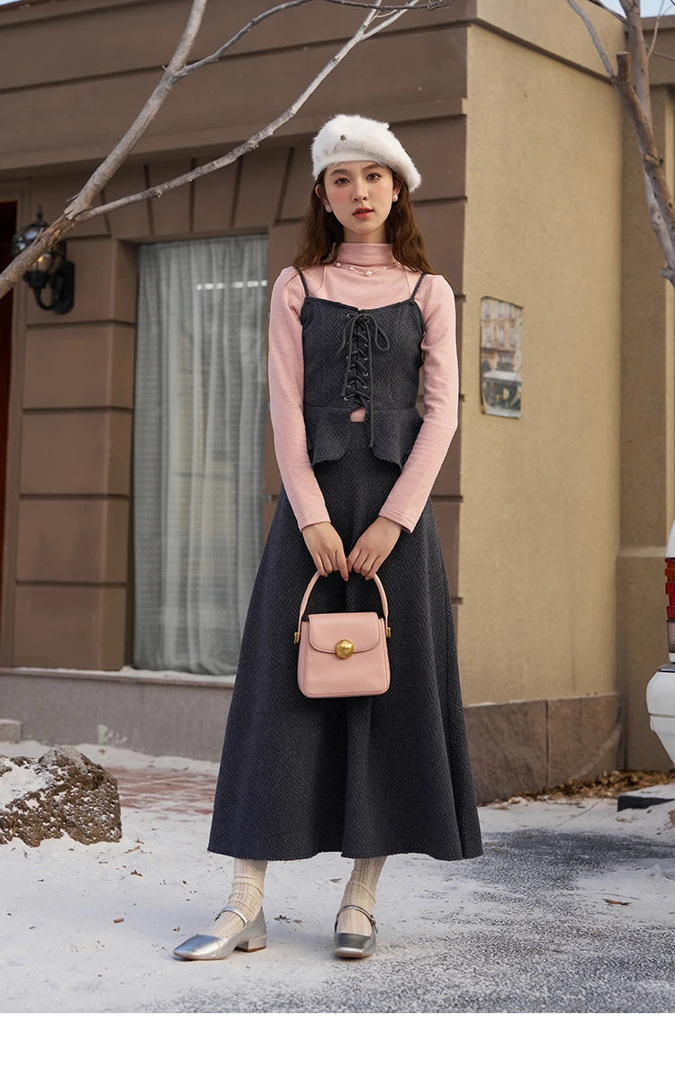 Mishow Mock Neck Bottoming Shirt MXC58Z0290