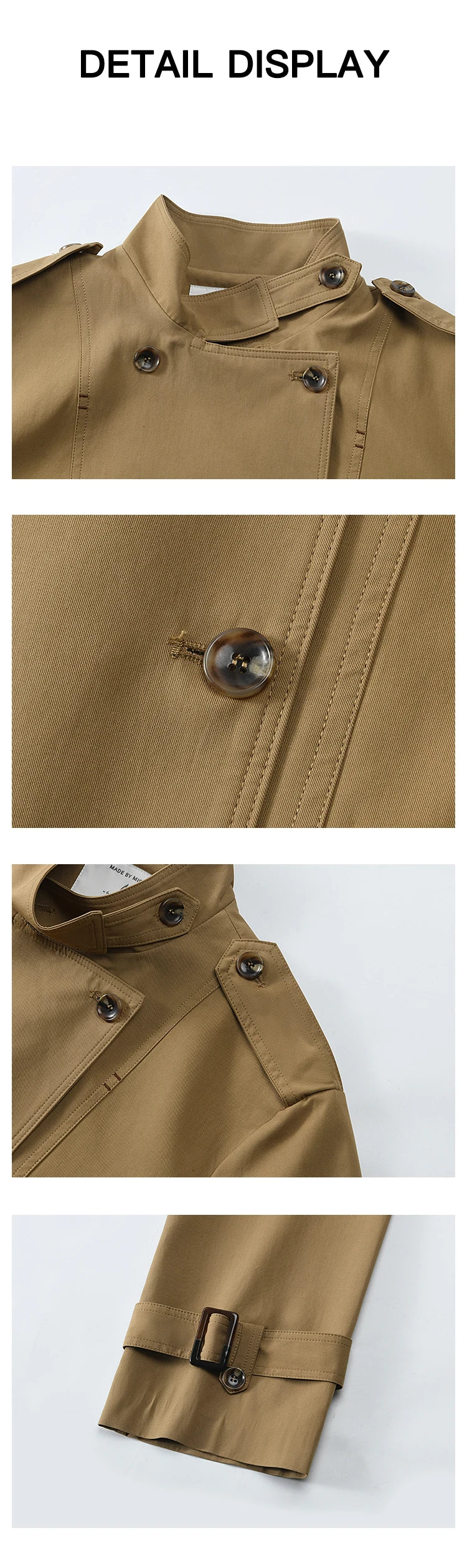 Mishow Short Fragrant Windbreaker Jacket MXD42W0386