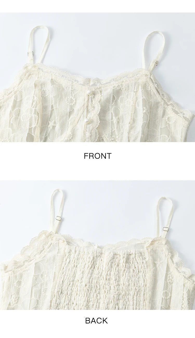 Mishow Lace Embroidered Adjustable Camisole MXE13D0050