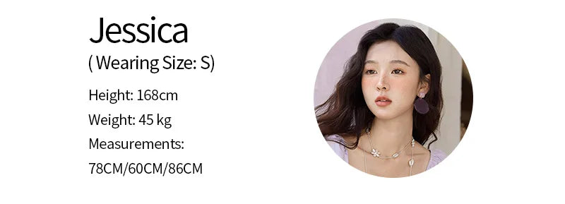 Mishow French Purple Puff Sleeve Square Neck Dress MXE34L2222