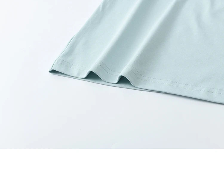 Mishow Solid Square Neck Straight Tee MXE15T0483