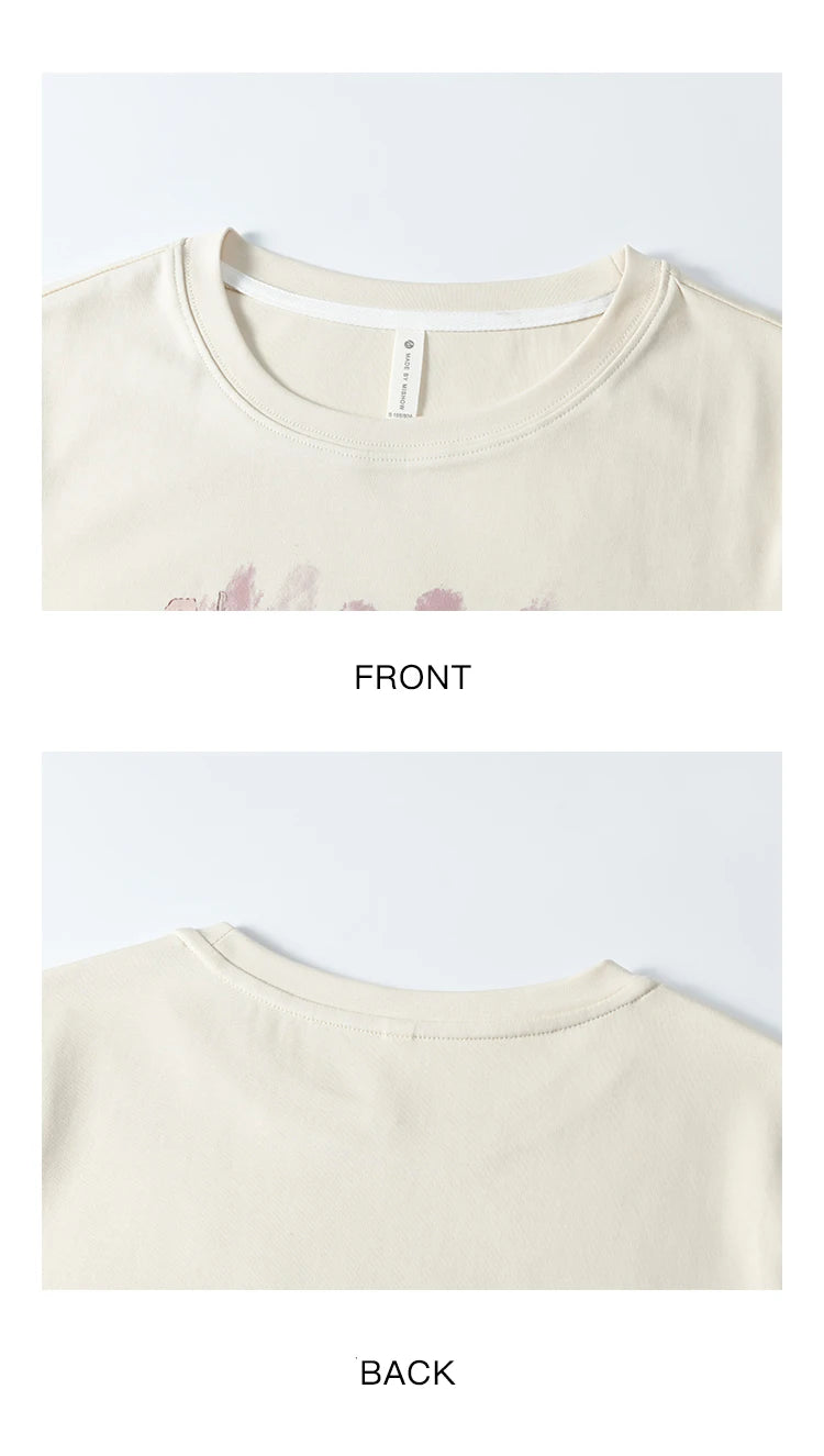 Mishow Iris Spray Print Cool Cotton Tee MXE13T0453