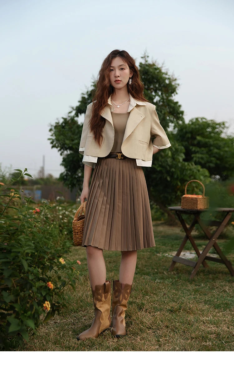 Mishow Fake Two Short Suit Jacket MXC33W0016