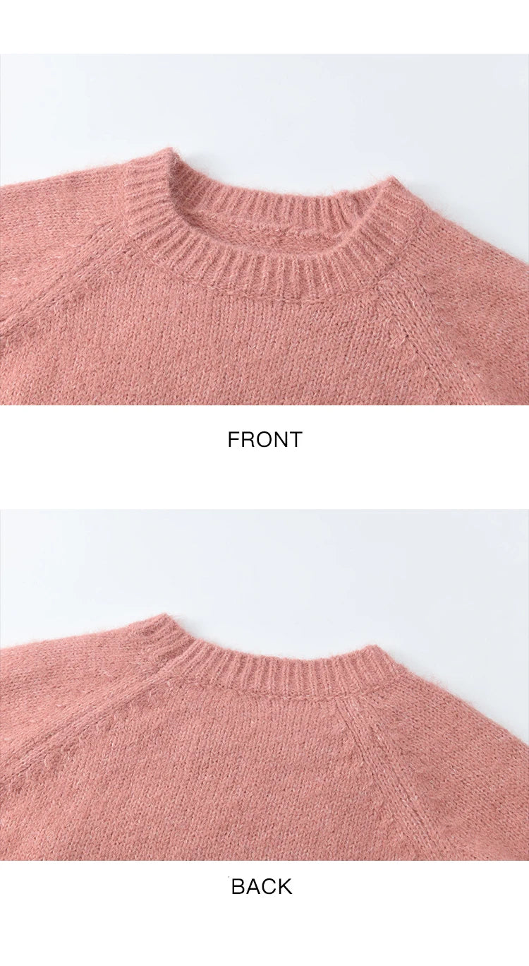 Mishow Hooded Neck Cozy Wool Pullover MXD59Z1123