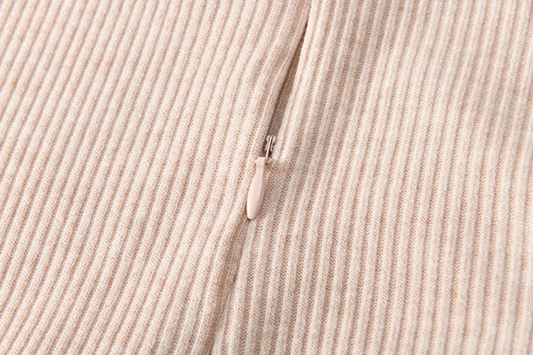 Mishow Plaid Splicing Fake Two-Piece Top MXE13Z1108