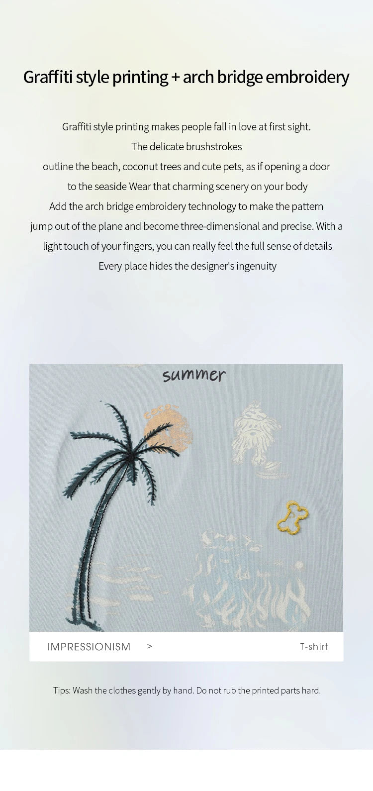 Mishow Coconut Tree Print Holiday Tee MXE31T0516