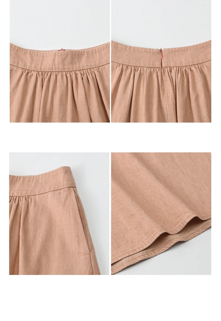 Mishow U-Neck Sleeveless Top & A-Line Skirt Set MXE35T0606