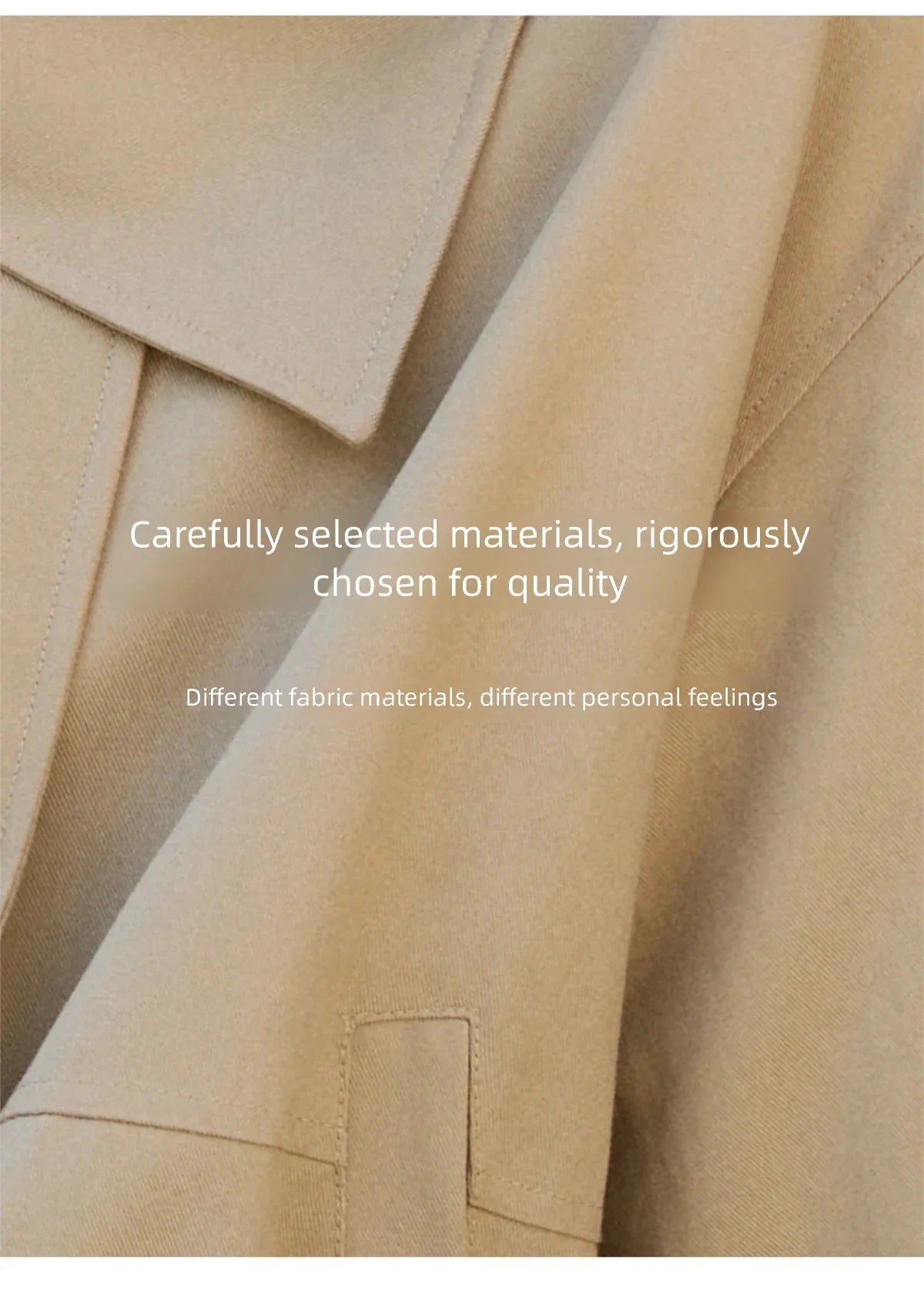 MISHOW Khaki Cropped Jacket Asymmetrical Collar Drawstring Waist MXF11W1029