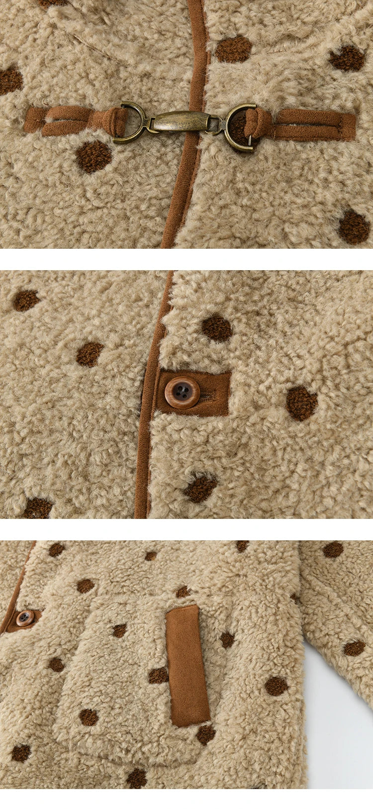 Mishow Brown Reversible Shearling Coat MXE93W1012