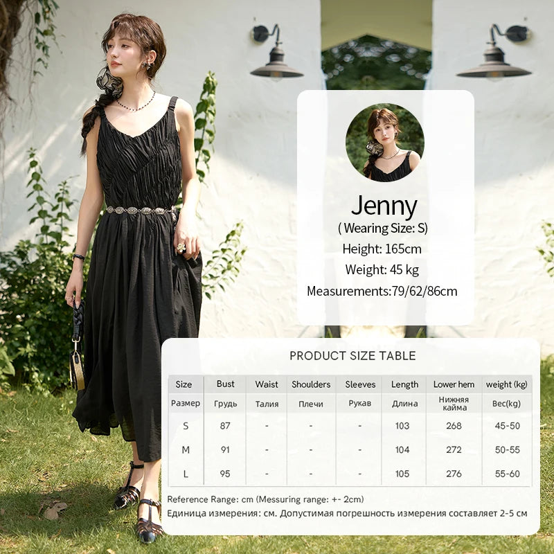 MISHOW French Pleated Suspender Dress MXD26L1939
