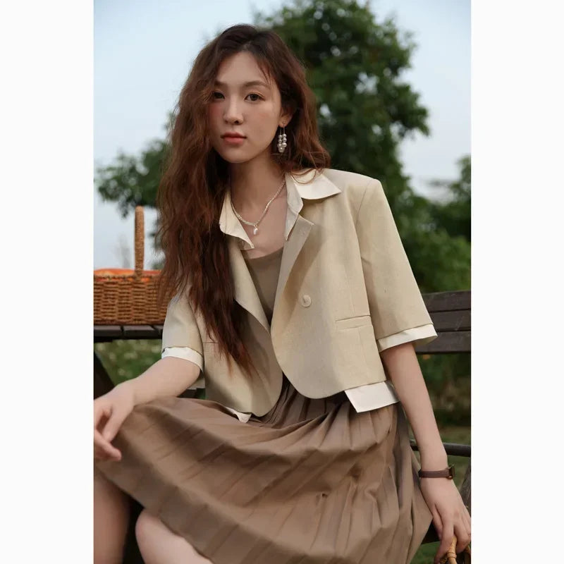 Mishow Fake Two Short Suit Jacket MXC33W0016