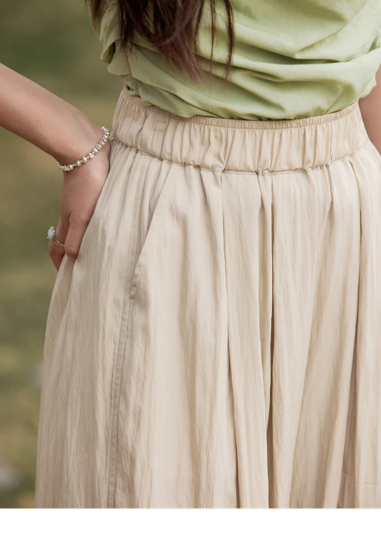 MISHOW High Waist Elastic Wide Leg Pants Slimming MXE31K0920