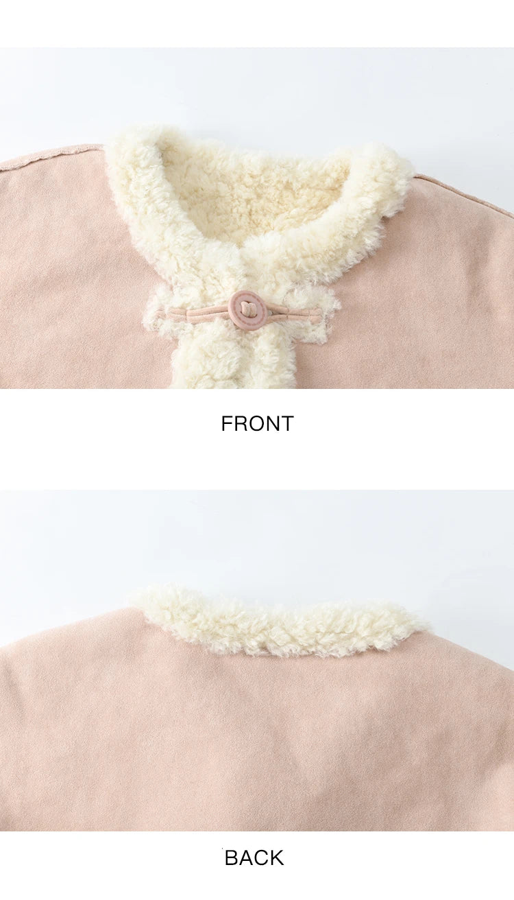 MISHOW Double Face Fur Coat Suede Splicing Fleece Warm MXD55W0646