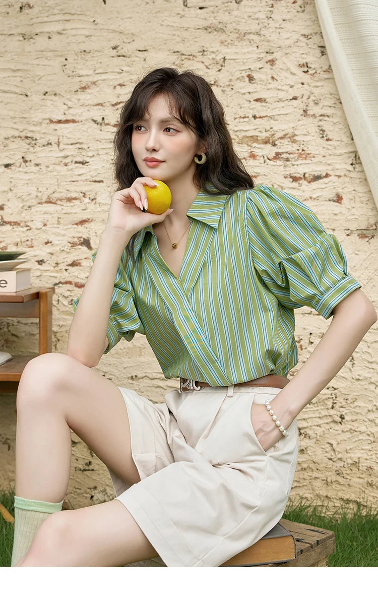 Mishow High Waist Slim A-Line Suit Shorts MXD28K0647