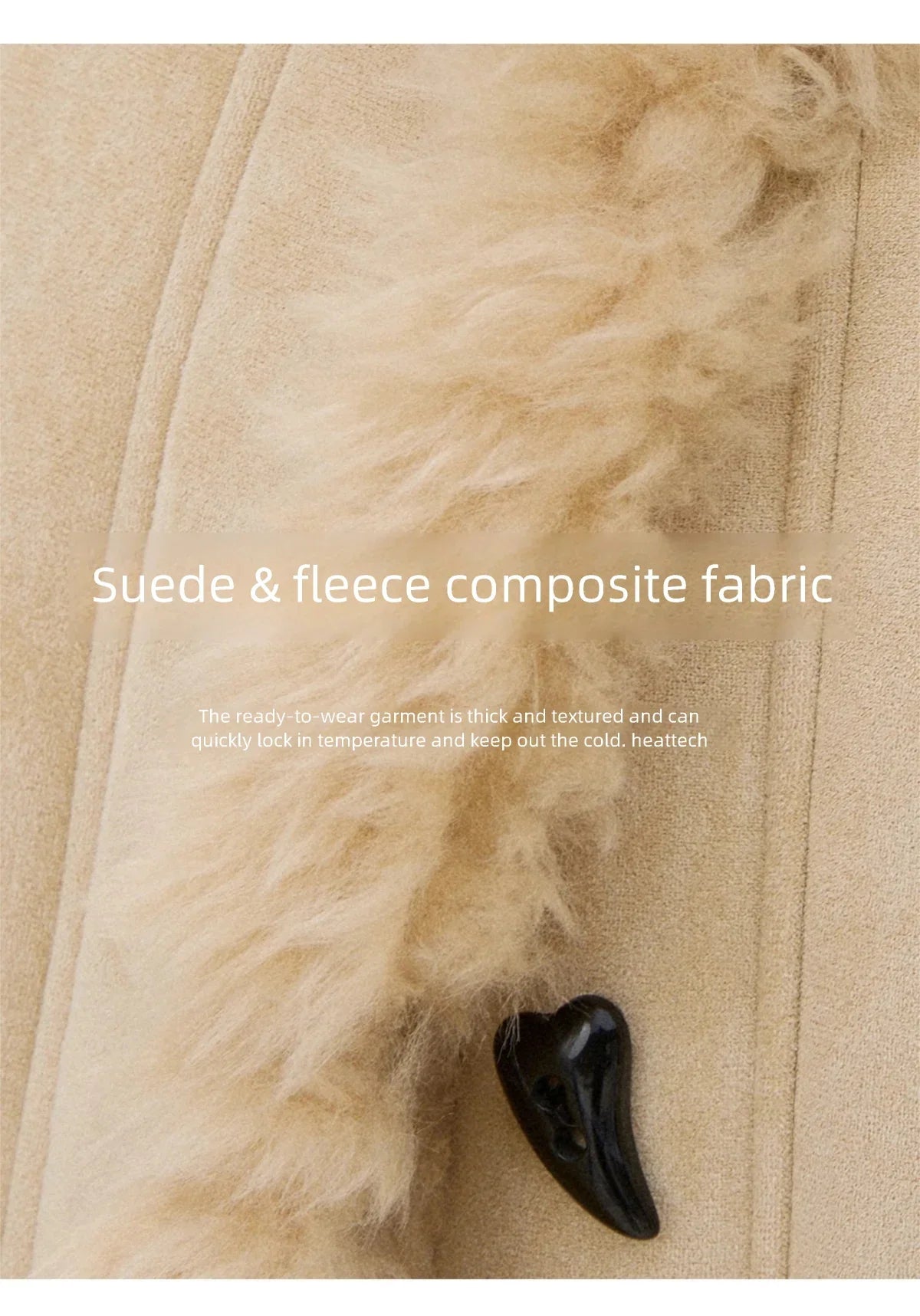 Mishow Yellow Stand-Up Collar Shearling Coat MXE92W1017