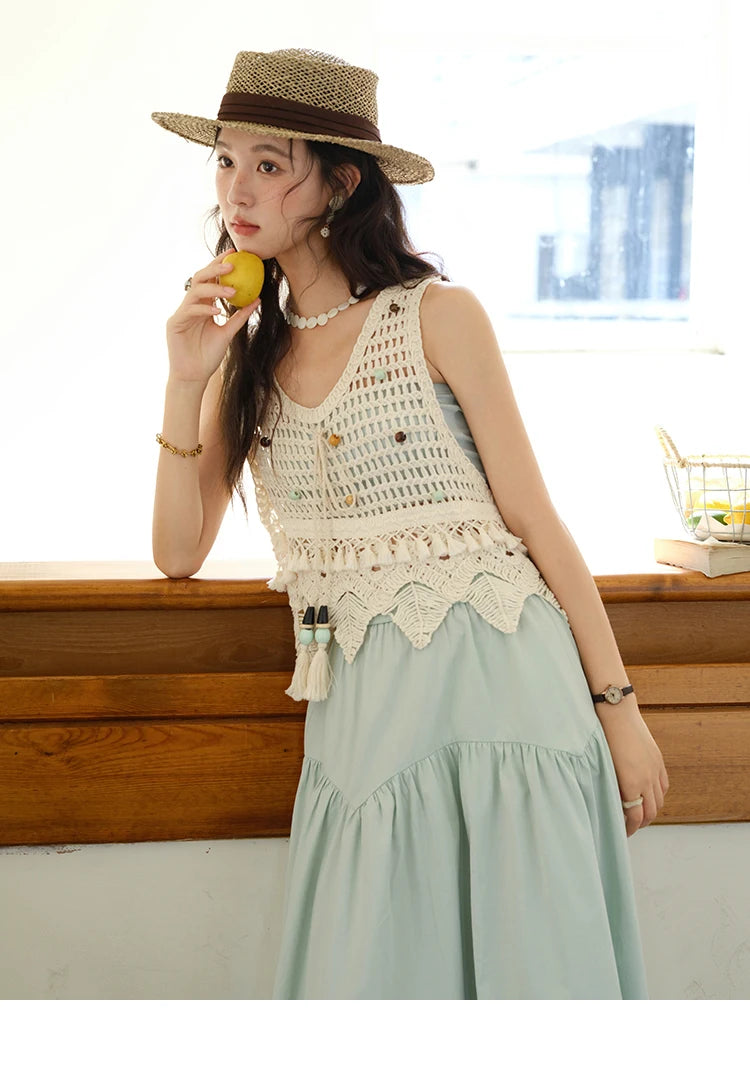 MISHOW High Waist A-Line Skirt Slim Elastic Waist MXE37B0749