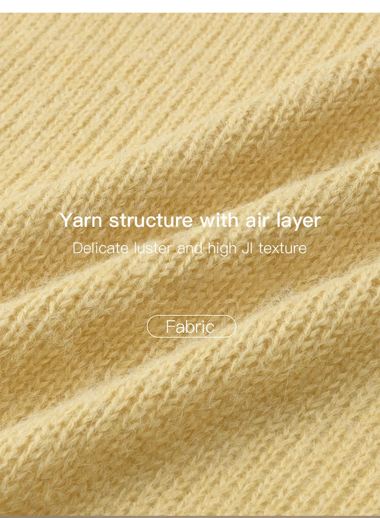 Mishow Handmade Crochet Mohair Flare Sleeve Cardigan MXE47Z2513