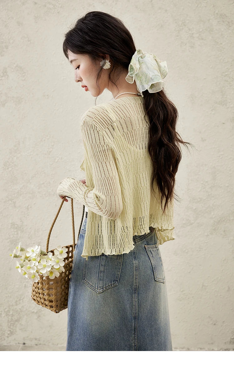 Mishow Casual V-Neck Slim Knit Cardigan MXE16Z1193