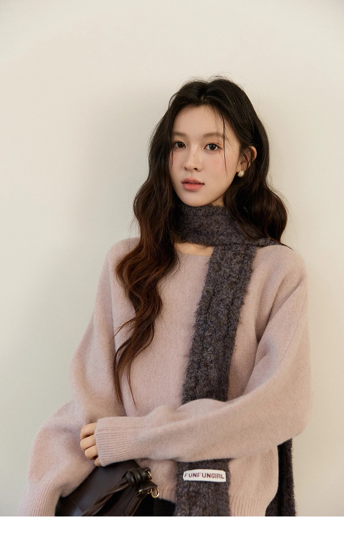 Mishow Boat Neck Lantern Sleeve Pullover MXE94Z2984
