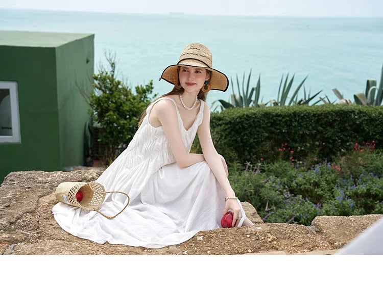 MISHOW French Pleated Suspender Dress MXD26L1939