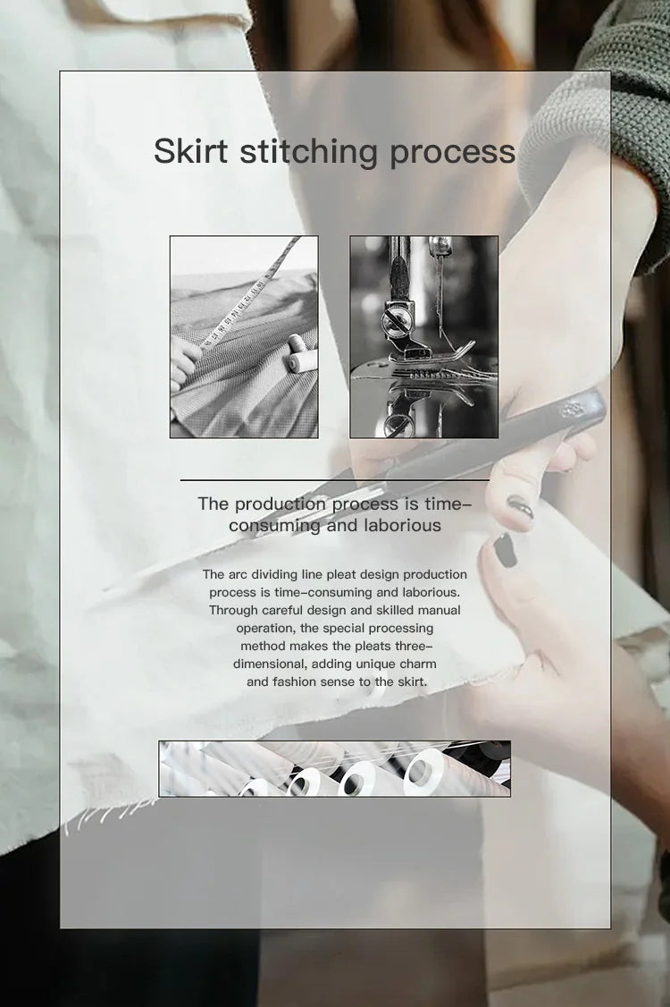 MISHOW High Waist A-Line Skirt Slim Elastic Waist MXE37B0749