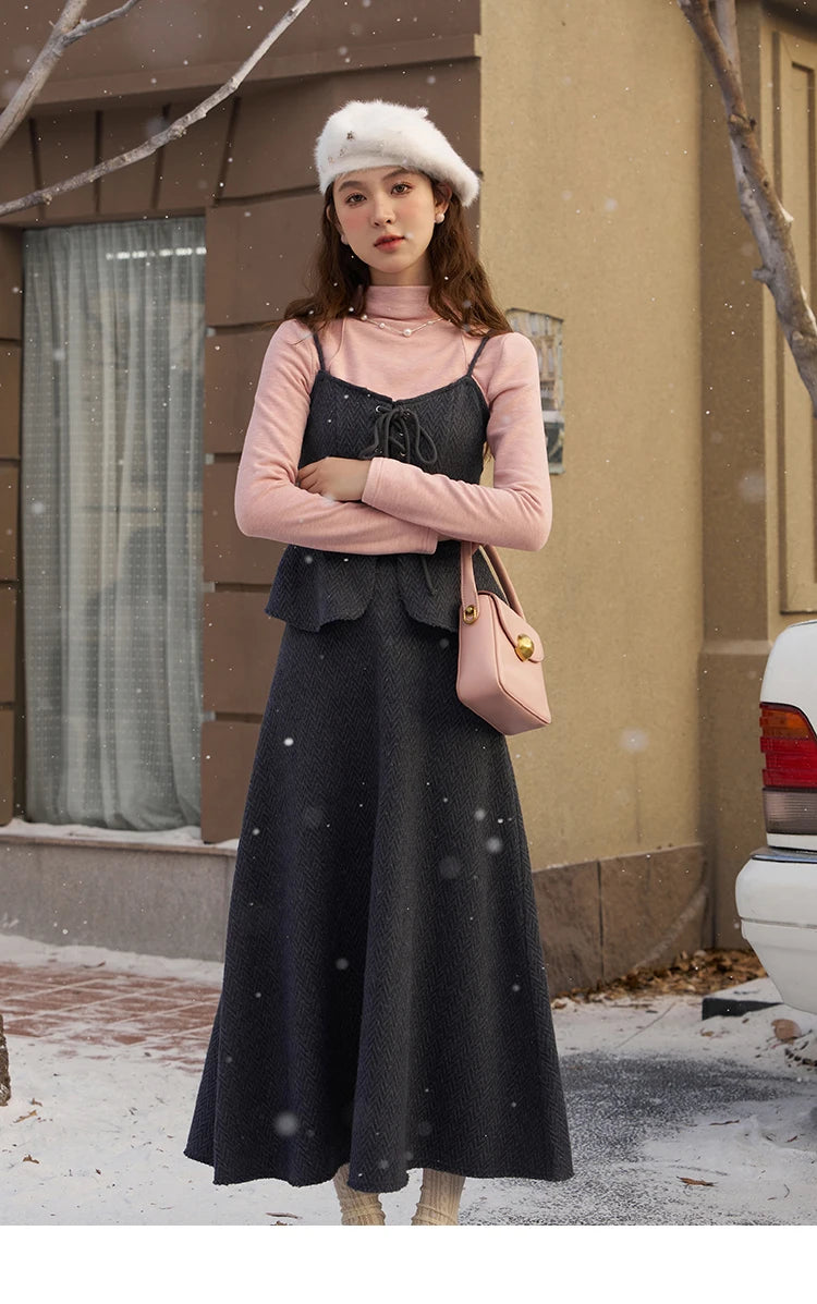 Mishow Mock Neck Bottoming Shirt MXC58Z0290