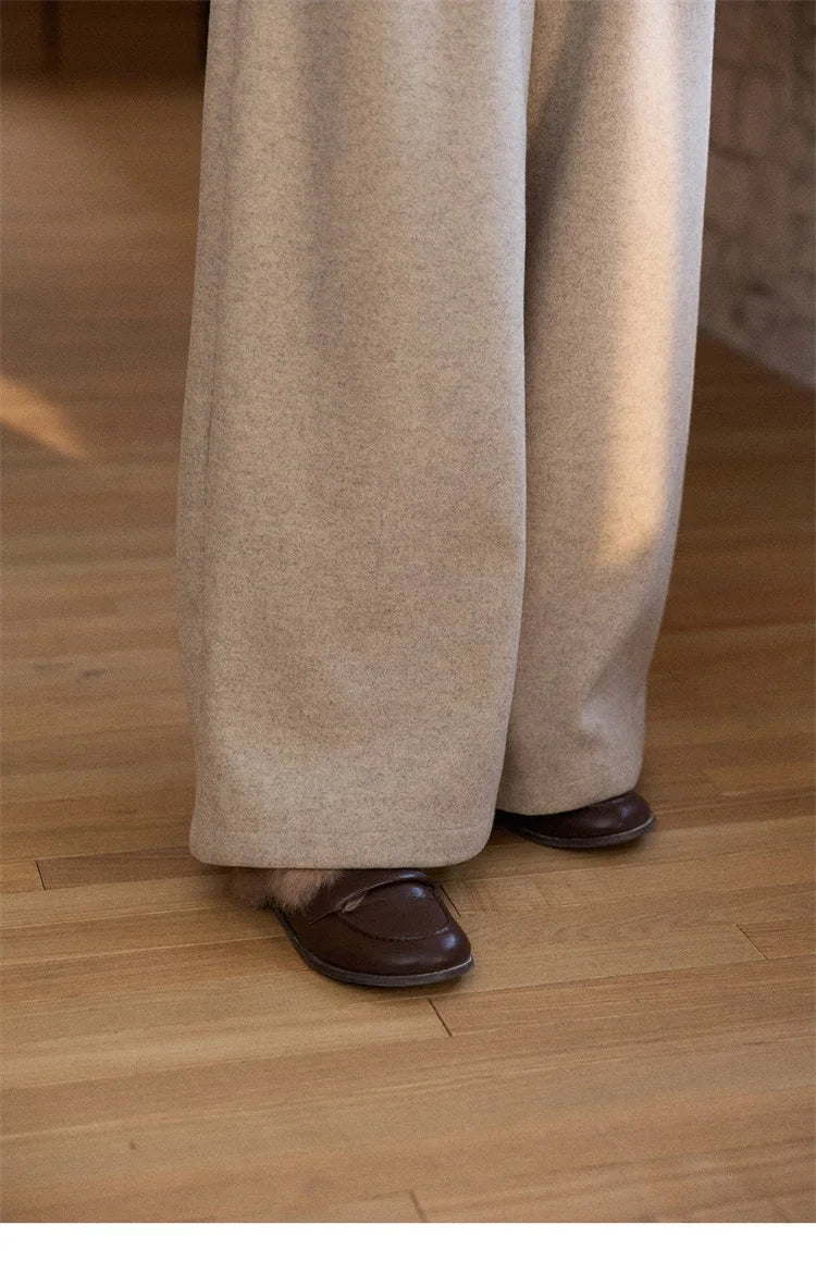 MISHOW Retro Wide Leg Pants Three-Dimensional Pleats Pocket MXE90K1129