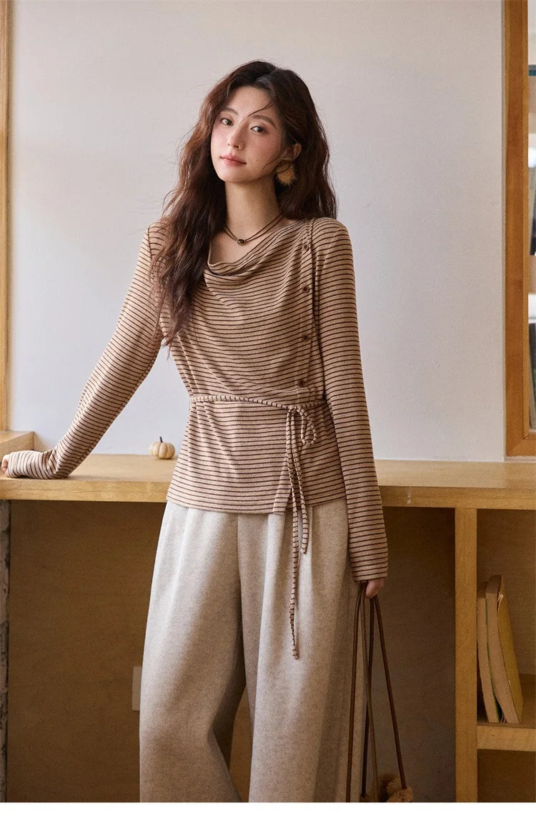 MISHOW Retro Wide Leg Pants Three-Dimensional Pleats Pocket MXE90K1129